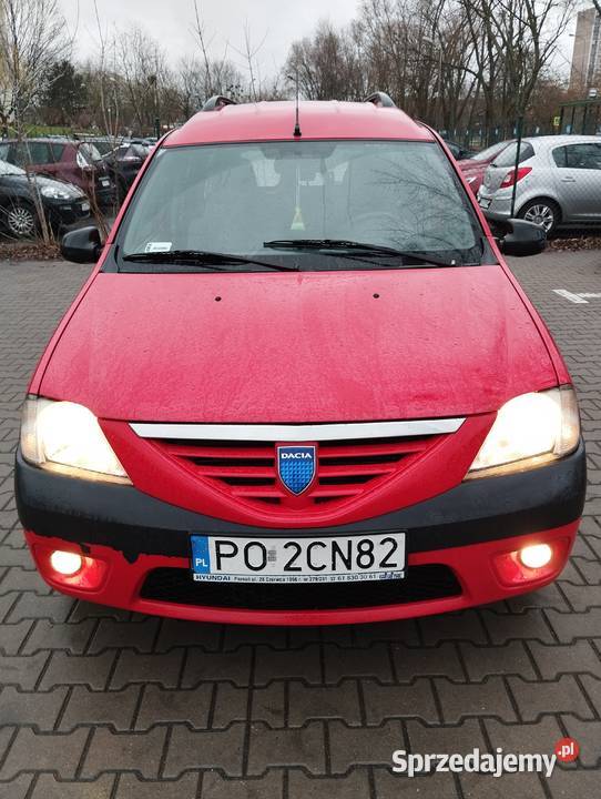 Dacia Logan 16 16v benzyna 7 osob klima faktury Poznań