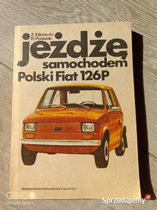Książka Fiat 126p kujawsko-pomorskie Janikowo sprzedam