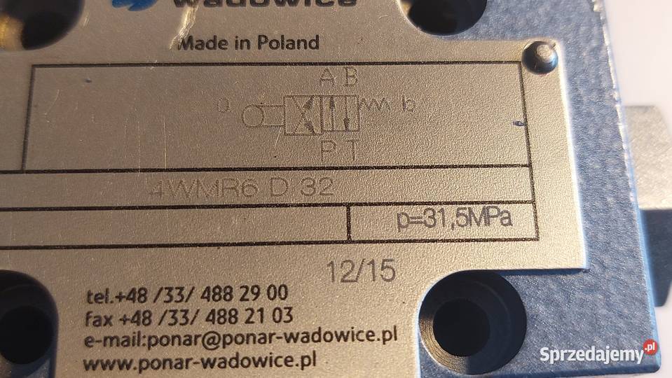PONAR Wadowice 4WMR6 D 32 p315MPa Dąbrowa Górnicza