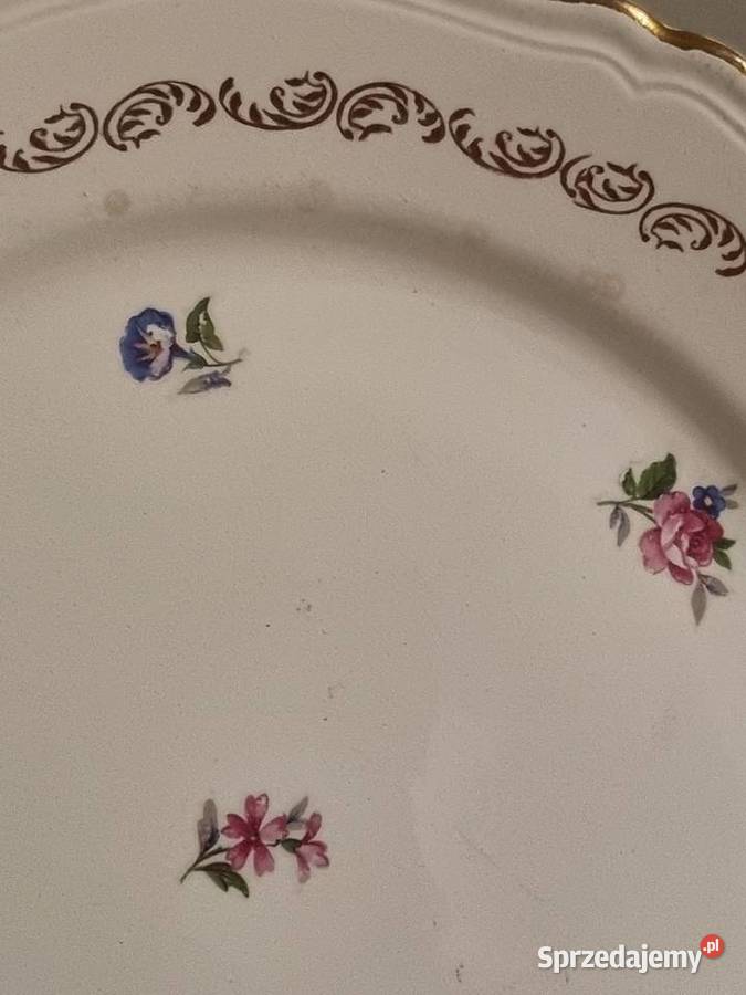 Talerz Patera Porcelana lAmandinoise de St Amand Wola Podłężna