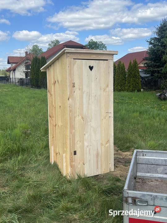 Toaleta Wc Szalet kibelek drewninany na Kłaj