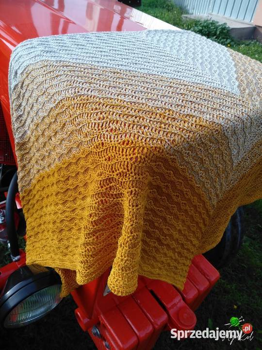 Handmade ręcznie robiona chusta na szydełku świętokrzyskie Busko-Zdrój sprzedam