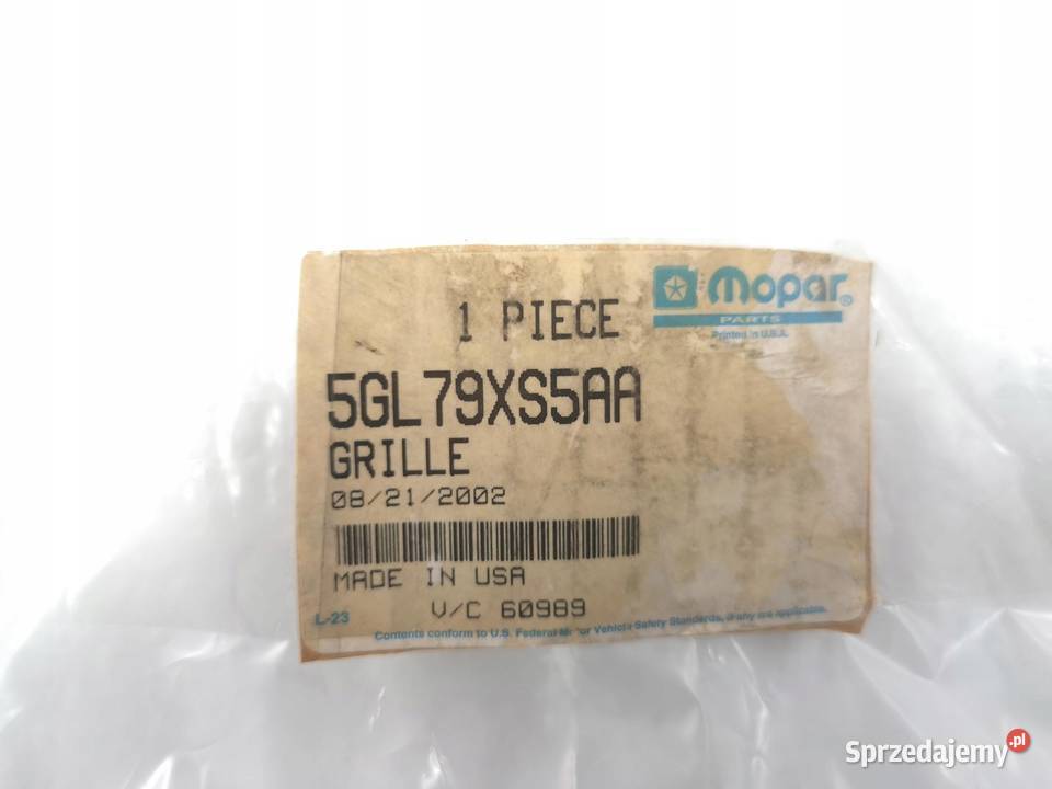 GRILL ATRAPA JEEP GRAND CHEROKEE 0105 ORYGINAŁ Atrapy sprzedam