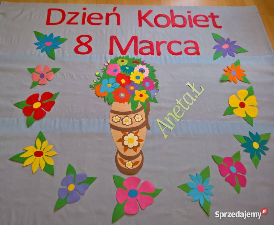 Dekoracje na Dzień Kobiet z brystolu 504 102 444 Dla Dziecka Garwolin