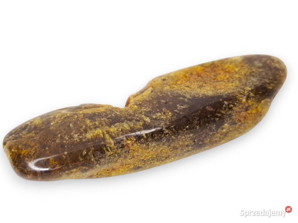 Broszka z bursztynu bursztyn bryłka 1492 mazowieckie Warszawa