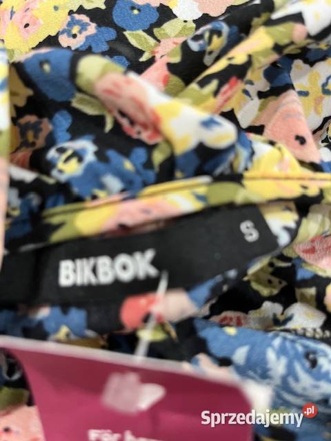 bik bok sukienka modny wzór kwiaty kwiecista hit Choszczno