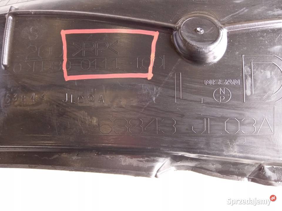 NADKOLE LEWE PRZÓD INFINITI G37 COUPE 0813 Q60 Karoseria