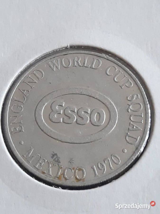 Żeton Esso Ian Storey Moore 1970 r