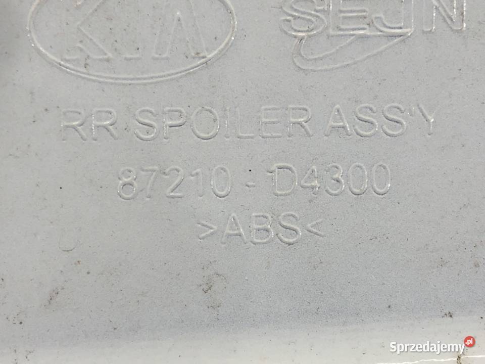 SPOILER TYŁ KIA OPTIMA Kombi 87210D4300 LOTKA