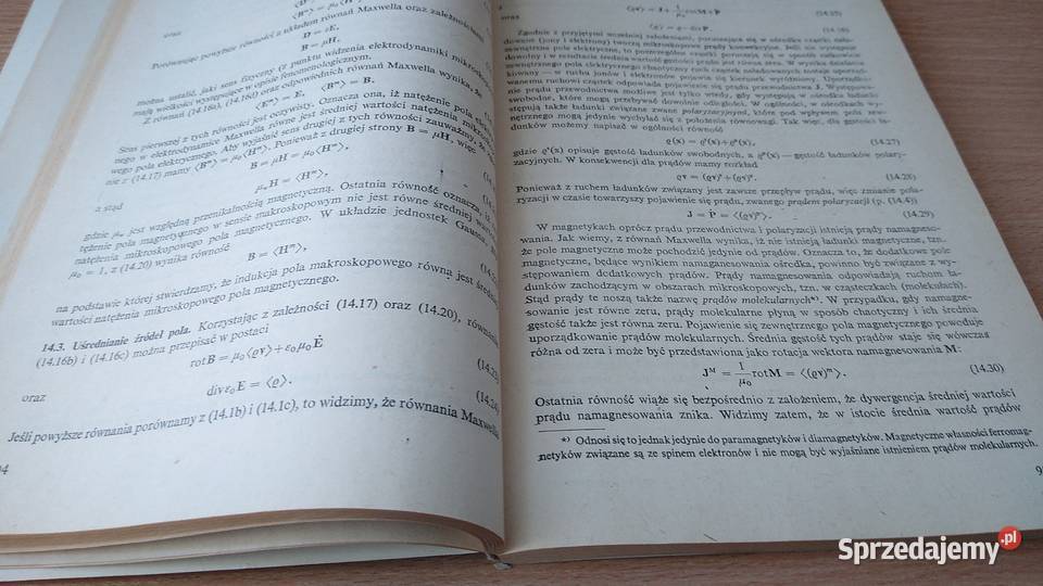 lektrodynamika klasyczna Roman Stanisław Gdańsk