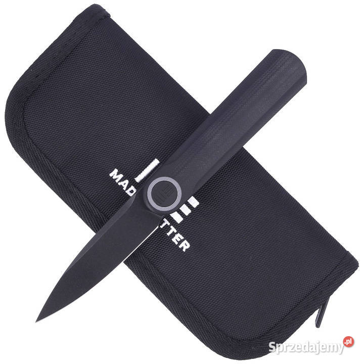 Nóż składany WE Knife Eidolon Drop Point Black Akcesoria, narzędzia i noże Warszawa