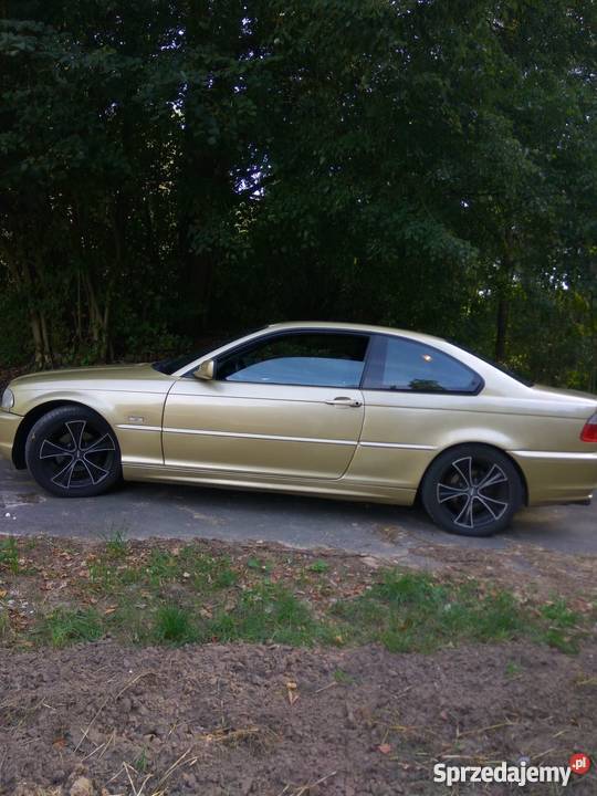 Złote BMW E46 Coupe LPG Rok produkcji 2003