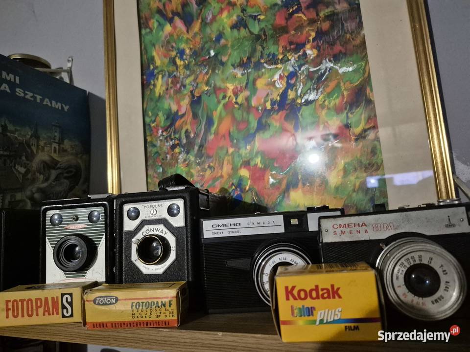 Kolekcja starych aparatów foto Rzeszów