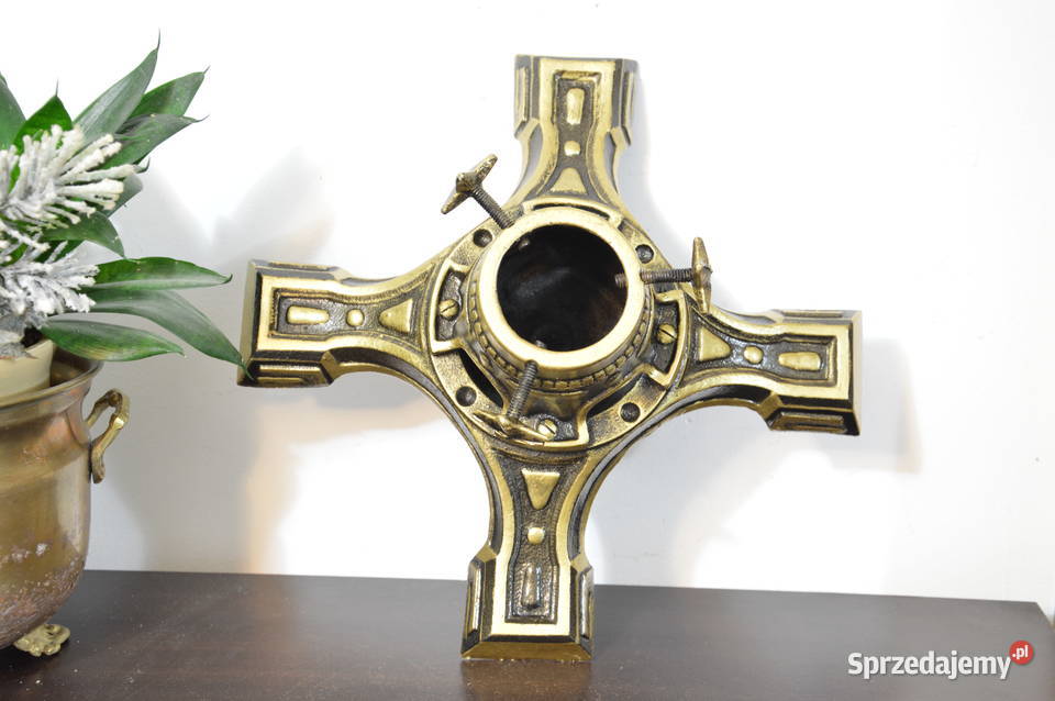 stary żeliwny STOJAK pod choinkę niemiecki śląskie Jastrzębie-Zdrój