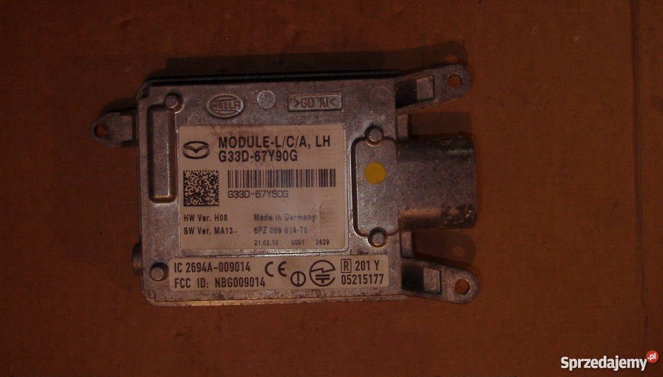 MAZDA 6 II GH MODUŁ STEROWNIK G33D67Y90G Układ elektryczny śląskie