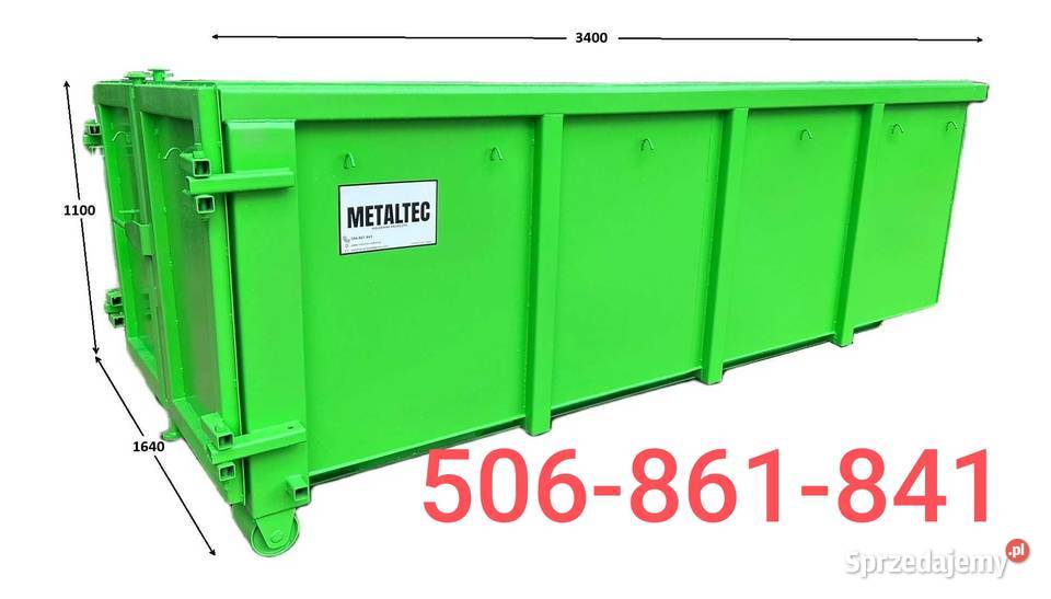 Kontener hakowy kontener na śmieci gruz złom mazowieckie Warszawa