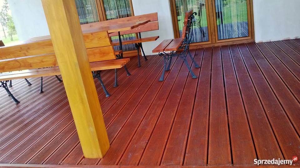 DESKA TARASOWA OGRODZENIA ELEWACJE MODRZEW Dom i Ogród Radom