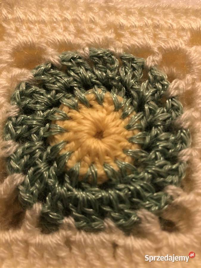 kwadrat babuni kwiaty poduszka narzuta95105 15