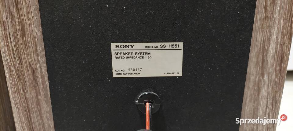 Głośniki HiFi Sony SSH551 Sony SSH1200 Słuchawki i głośniki Krosno