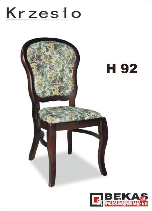 Stylowe Śliczne krzesło H-92 Bekas zobacz Klasyczy wzór