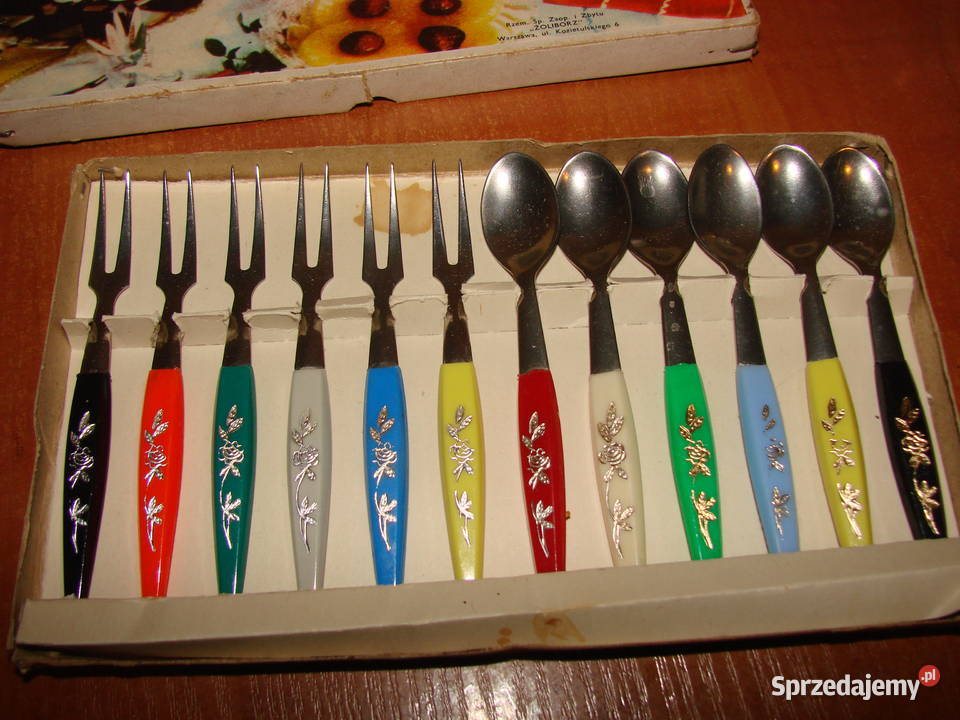 Łyżeczki i widelczyki PRL