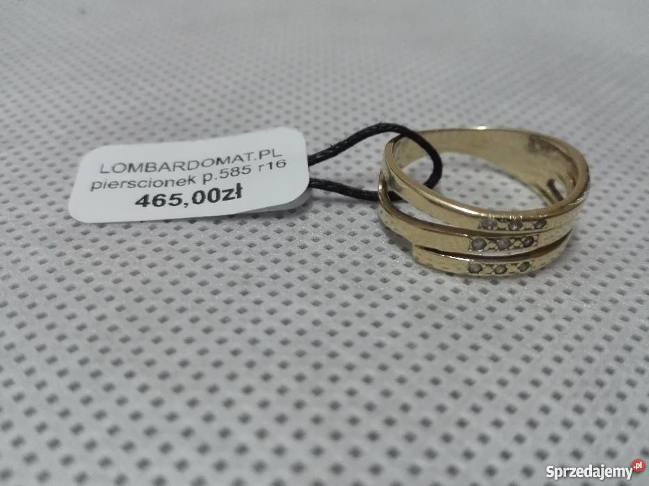 LOMBARDOMAT Pierścionek złoty p 585 358g r16 warmińsko-mazurskie Giżycko sprzedam
