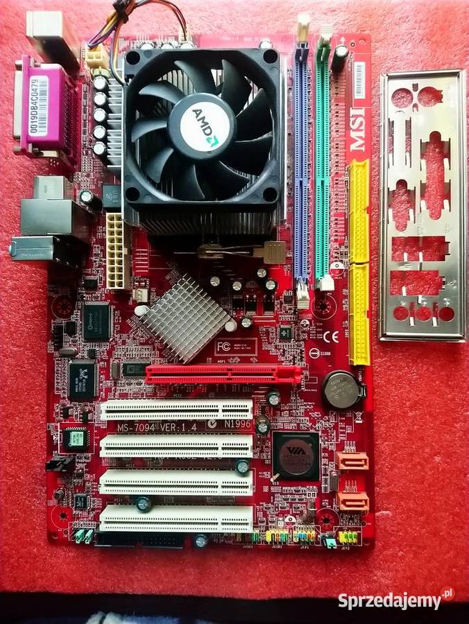 Płyta główna MSI MS7094 CPU RAM Łódź sprzedam
