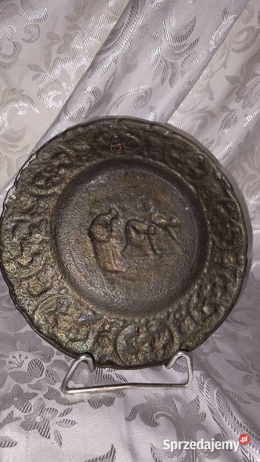 talerz ozdobny metal Chorzew