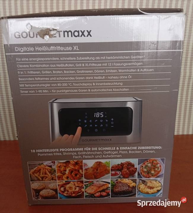 Gourmet Maxx frytkownica beztłuszczowa airfryer Miedary