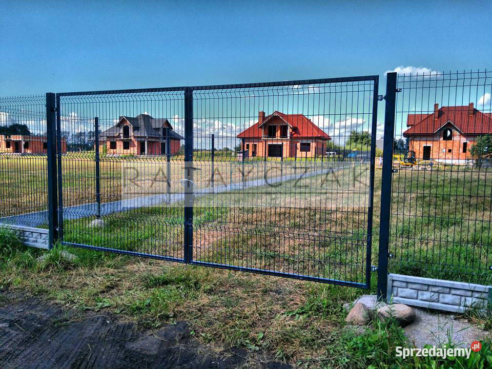 Brama dwuskrzydłowa rozwierana panel 3D fi5mm Toruń