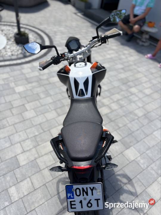 KTM Duke 125 biały Piechocice
