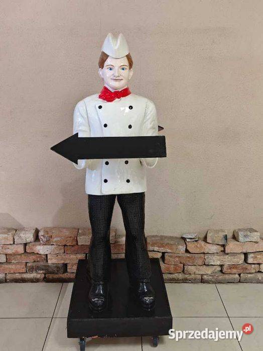 Figura reklamowa KUCHARZ 160 Stand 2stronny Gastronomia Góra