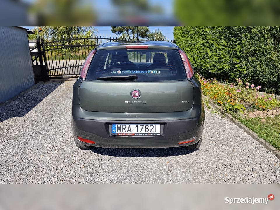 Fiat Punto Evo Salon Polska bezwypadkowy stan b immobilizer Radom