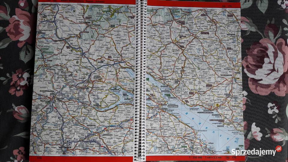 Atlas drogowy mapa Niemiec Kompaktatlas Głuchołazy