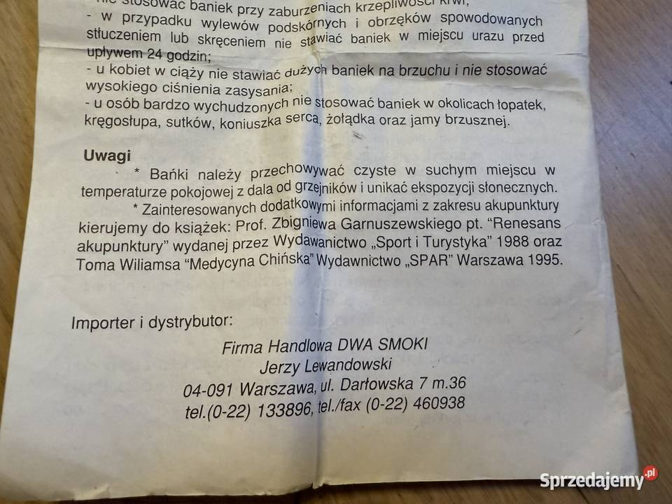 Gumowe bezogniowe bańki akupunkturowe JIan Shen Jeleśnia