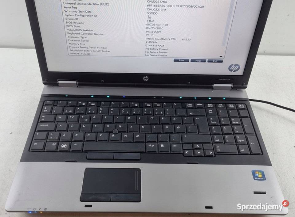 HP Probook 6550b i5 RAM 8GB SSD 120GB z RS232 Warszawa