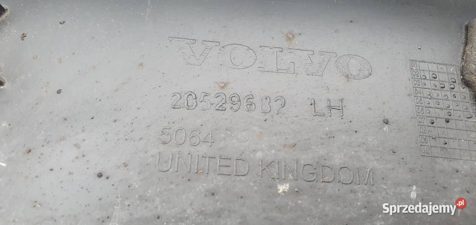 VOLVO FH BŁOTNIK NAKŁADKA BANAN LEWY LISTWA lubuskie