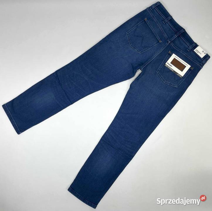Spodnie męskie jeansy Wrangler Larston 812 Blue Lublin