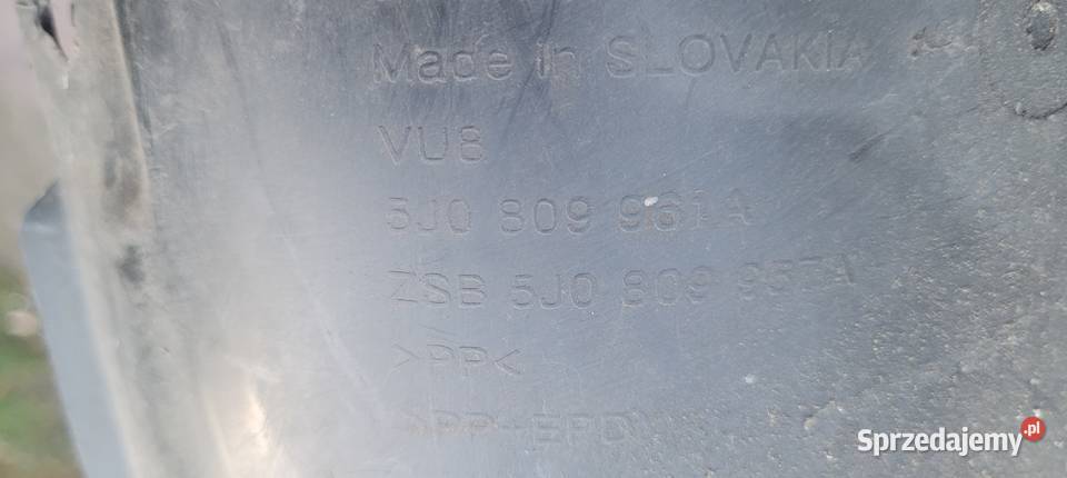 SKODA FABIA II ROOMSTER NADKOLE LEWE PRZÓD nadkola Ruda Śląska