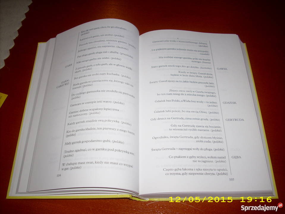 Przysłowia polskie i obce Di Wł Masłowscy zachodniopomorskie Goleniów