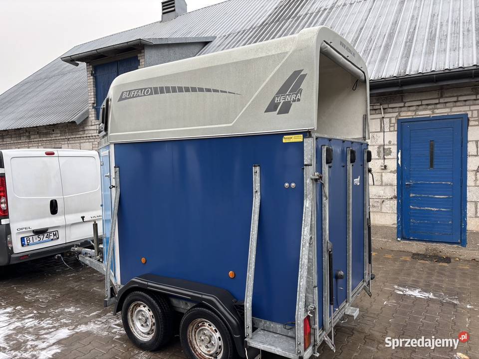 Przyczepa do koni zwierząt Henra Boeckmann Do przewozu koni podlaskie Radziłów sprzedam