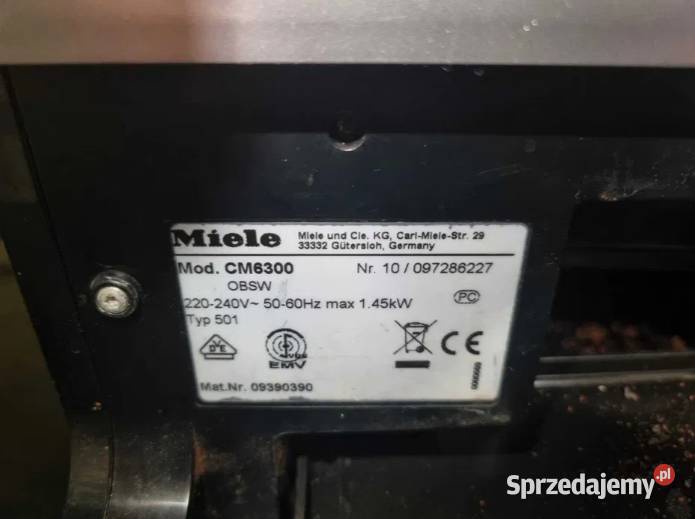 Ekspres do kawy automatyczny Miele 6300 Nowa Sól