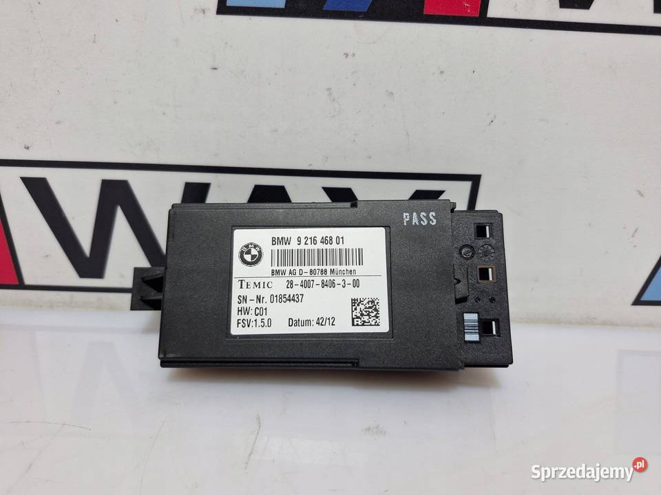 BMW F30 F31 MODUŁ STEROWNIK FOTELA 9216468 sprzedam