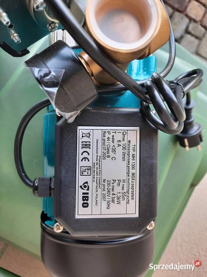 pompa wielostopniowa INOX z osprzętem