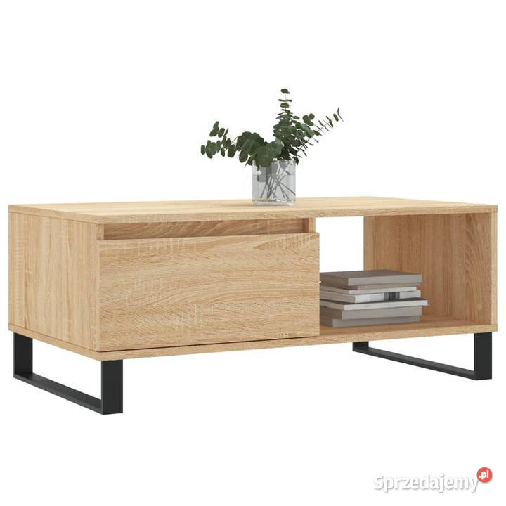Stolik kawowy dąb sonoma 90x50x365 materiał Warszawa sprzedam