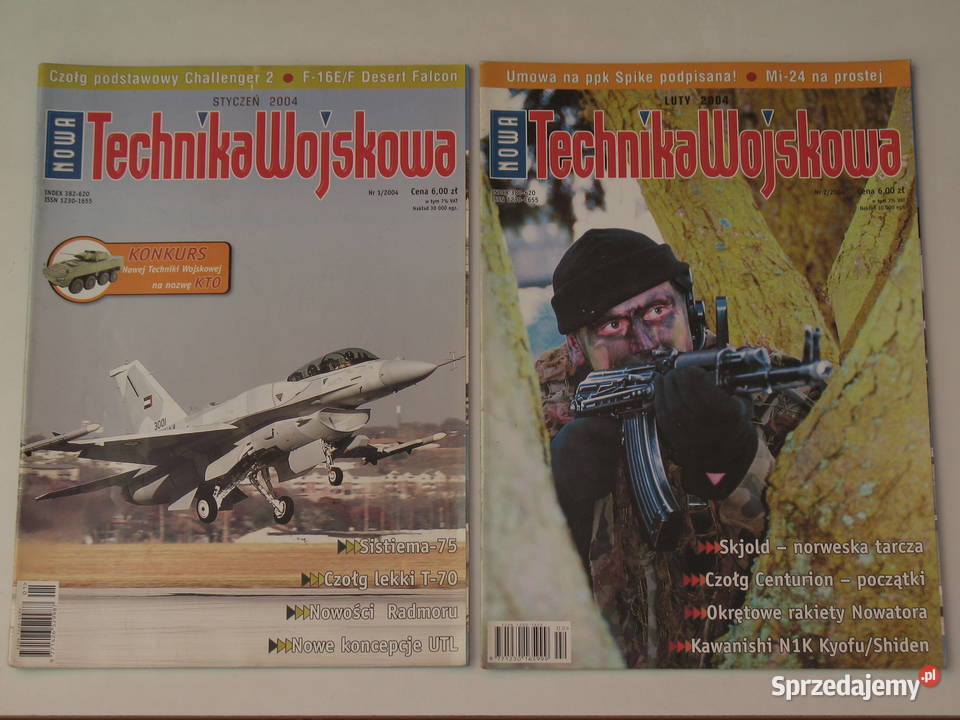Technika Wojskowa kompletny rocznik 2004 Wojsko i militaria Kraków