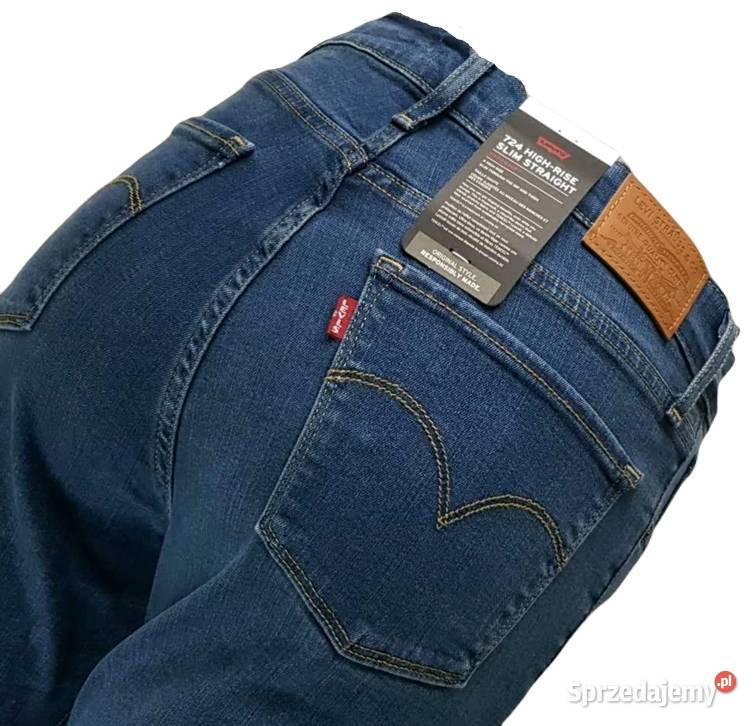 Damskie jeansy Levis 724 wysoki stan proste nowe Tarnowskie Góry sprzedam