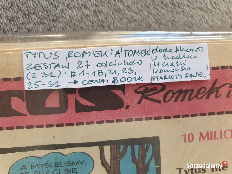 Świat Młodych Tytus Romek i ATomek zestaw 27 Gdynia
