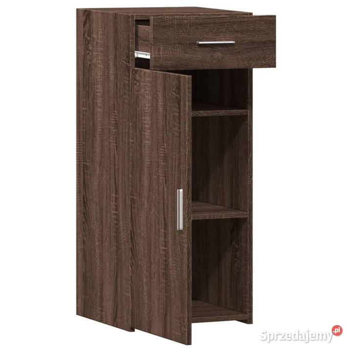 Szafka brązowy dąb 40x425x93 materiał mazowieckie