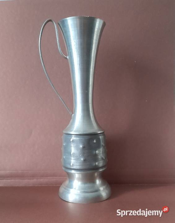 Vintage Norweski Dekoracyjny Dzbanek z Cyny Hand Gdańsk sprzedam